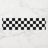 Controlebord Waterfles Etiket (Enkel label)