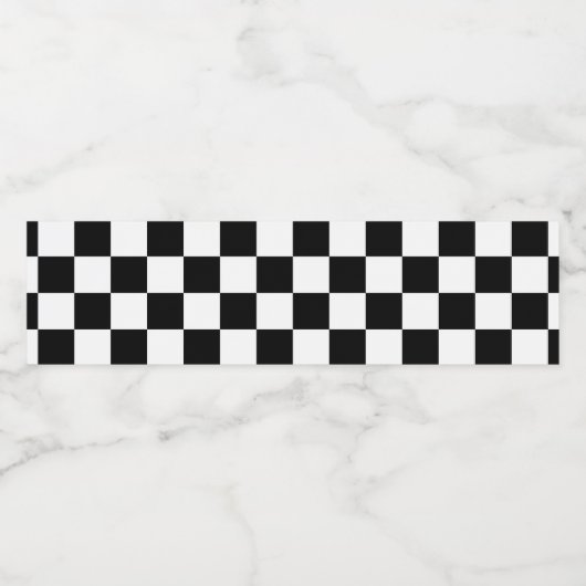 Controlebord Waterfles Etiket (Enkel label)