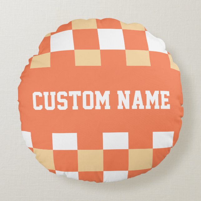 Controlebordpatroon Rond Kussen (Voorkant)