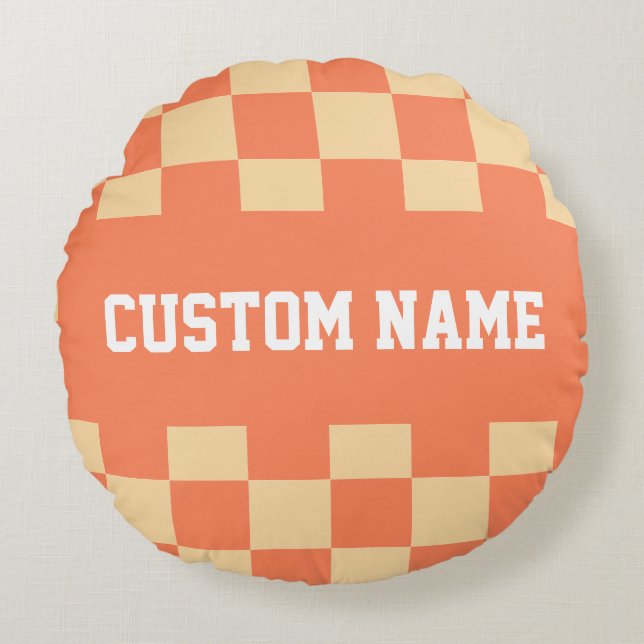 Controlebordpatroon Rond Kussen (Voorkant)