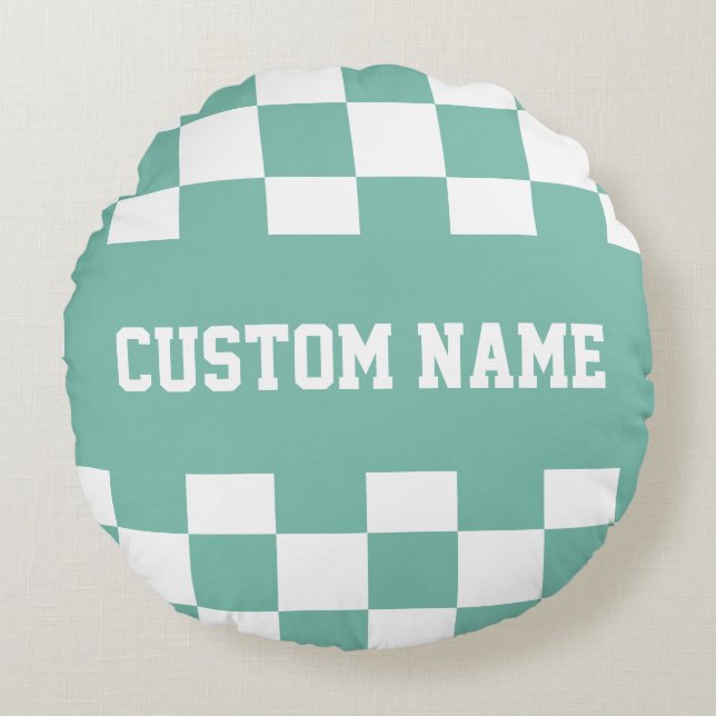 Controlebordpatroon Rond Kussen (Voorkant)