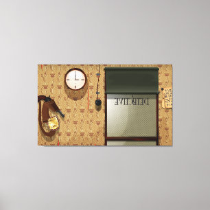 Controledienst Canvas Afdruk