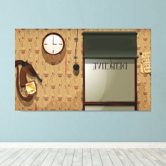 Controledienst Canvas Afdruk (Insitu (Houten vloer))