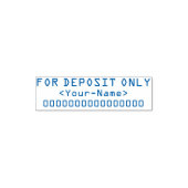 Controleer beperkende aantekening + aangepaste naa  zelfinktende stempel (Design)