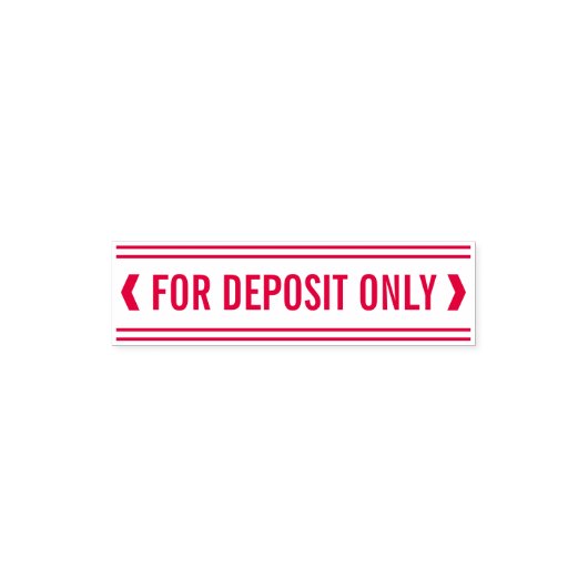Controleer Beperkende Endossement Stempel (Design)