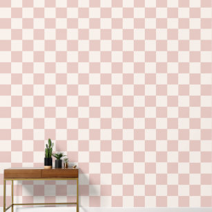 Controleer Bleek Beige Gecontroleerd Patrooncontro Behang