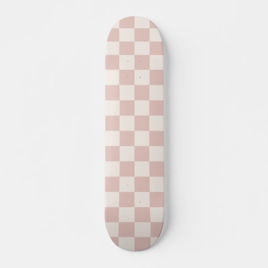 Controleer Bleek Beige Gecontroleerd Patrooncontro Persoonlijk Skateboard (Voorkant)