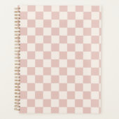 Controleer Bleek Beige Gecontroleerd Patrooncontro Planner (Voorkant)