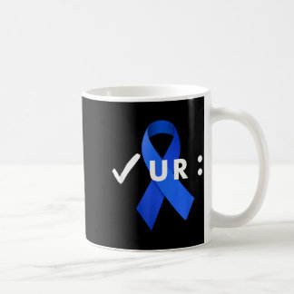 Controleer Colon Colonoscopieën Darmkankerbewustzi Koffiemok