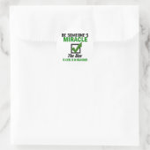 Controleer de doos als orgaandonor 6 ronde sticker (Tas)