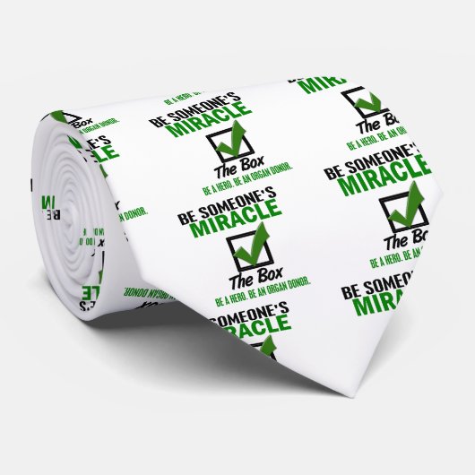 Controleer de doos als orgaandonor 6 stropdas (Opgerold)