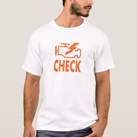 Controleer de motor t-shirt (Voorkant)
