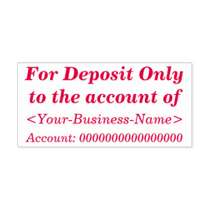 Controleer de restrictieve aantekening en naam  zelfinktende stempel