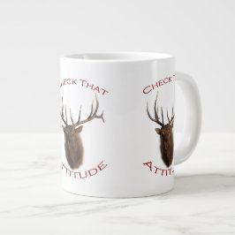 Controleer die hoogte grote koffiekop