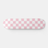 Controleer het Baby-roze en witte-controllerpatroo Persoonlijk Skateboard (Horizontaal)