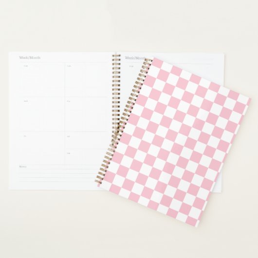 Controleer het Baby-roze en witte-controllerpatroo Planner (Display)