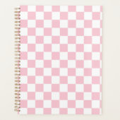 Controleer het Baby-roze en witte-controllerpatroo Planner (Voorkant)