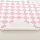 Controleer het Baby-roze en witte-controllerpatroo Sherpa Deken (3/4)