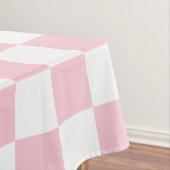 Controleer het Baby-roze en witte-controllerpatroo Tafelkleed (Voorbeeld)