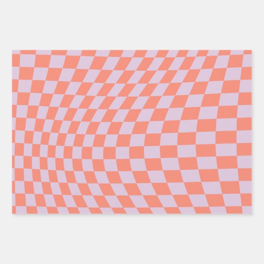 Controleer het Lila en Oranje toetsenbord van het  Inpakpapier Vel (Voorkant 2)