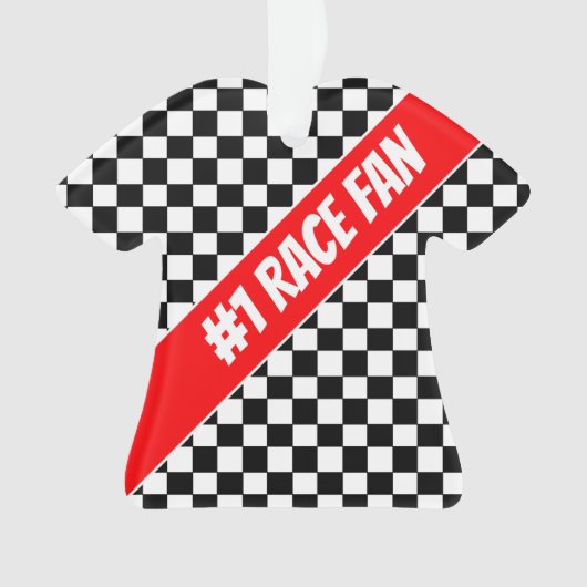 Controleer het ontwerp met rood ornament (voorkant)