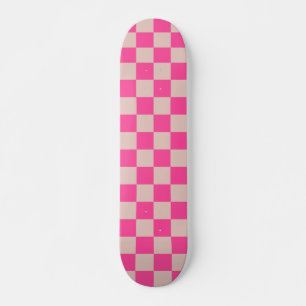 Controleer het selectiekaart voor coraalroze geche persoonlijk skateboard
