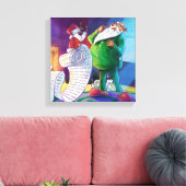 Controleer het tweemaal canvas afdruk (Insitu (Woonkamer))