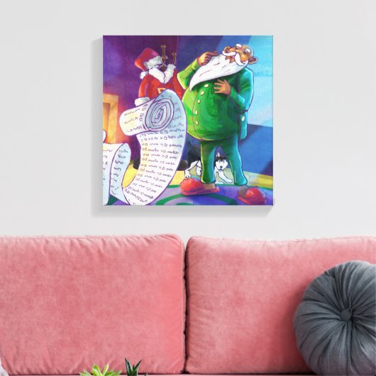 Controleer het tweemaal canvas afdruk (Insitu (Woonkamer))