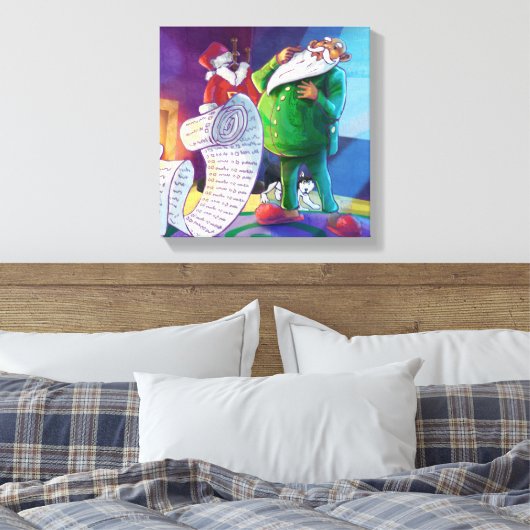 Controleer het tweemaal canvas afdruk (Insitu (Slaapkamer))