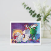 Controleer het tweemaal feestdagenkaart (Staand voorkant)