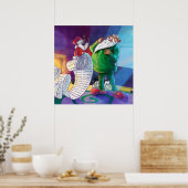 Controleer het tweemaal poster (Keuken)