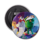 Controleer het tweemaal schilderen button flesopener (Voorkant)