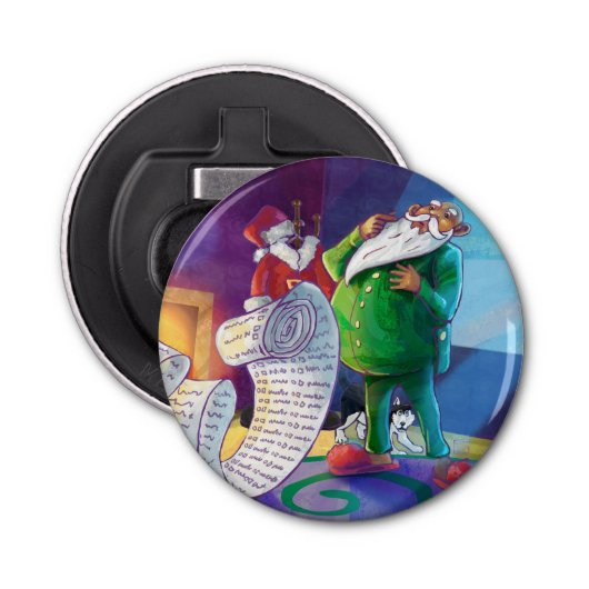 Controleer het tweemaal schilderen button flesopener (Voorkant)