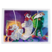 Controleer het tweemaal schilderen groot cadeauzakje (Achterkant)