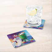 Controleer het tweemaal schilderen kartonnen onderzetters (Insitu)