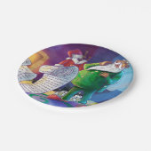 Controleer het tweemaal schilderen papieren bordje (Gekanteld)