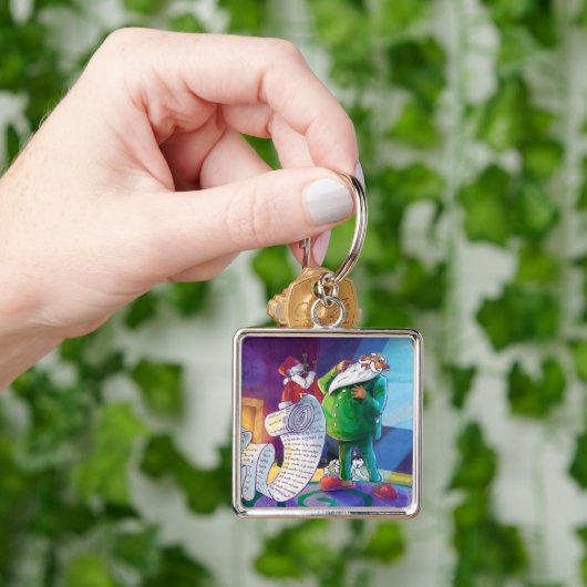 Controleer het tweemaal sleutelhanger (Hand)