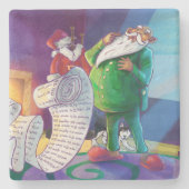 Controleer het tweemaal stenen onderzetter (Voorkant)