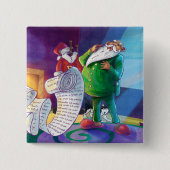 Controleer het tweemaal vierkante button 5,1 cm (Voorkant)