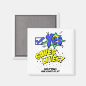 Controleer ja om levens op te slaan, Donor Awarene Magneet (Voorkant / Achterkant)