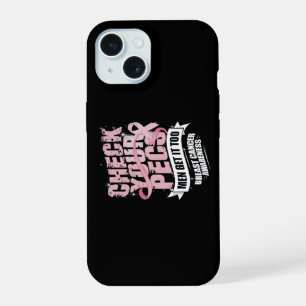 Controleer Je Borstspieren Borstkankerbewustzijn b iPhone 15 Case