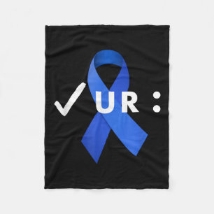 Controleer je Colon, Colonoscopie. Colon Cancer Aw Fleece Deken