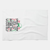 Controleer je ELF voordat je je ELF vermorzelt | v Theedoek (Horizontaal)