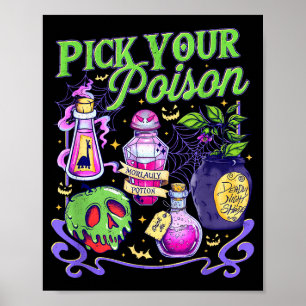 Controleer je Ison Vintage Prinses Halloween Poster