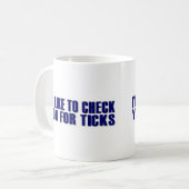 Controleer je op Ticks Koffiemok (Voorkant links)