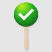 Controleer Mark X Mark Quiz Game Paddle Bord Handwaaier (Voorkant)