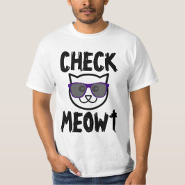 CONTROLEER MEOWT grappige T-shirts