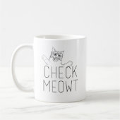 CONTROLEER MEOWT - Kat Humor Koffiemok (Links)