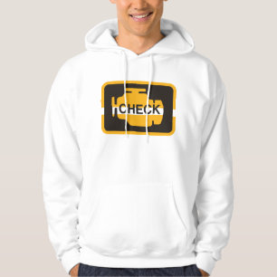 Controleer motor licht Mannen hoodie