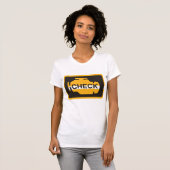 Controleer motor licht vrouwen T-shirt (Voorkant volledig)